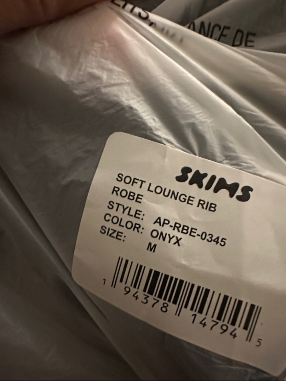 Skims Soft Lounge Rib Robe - Picture 6 of 7